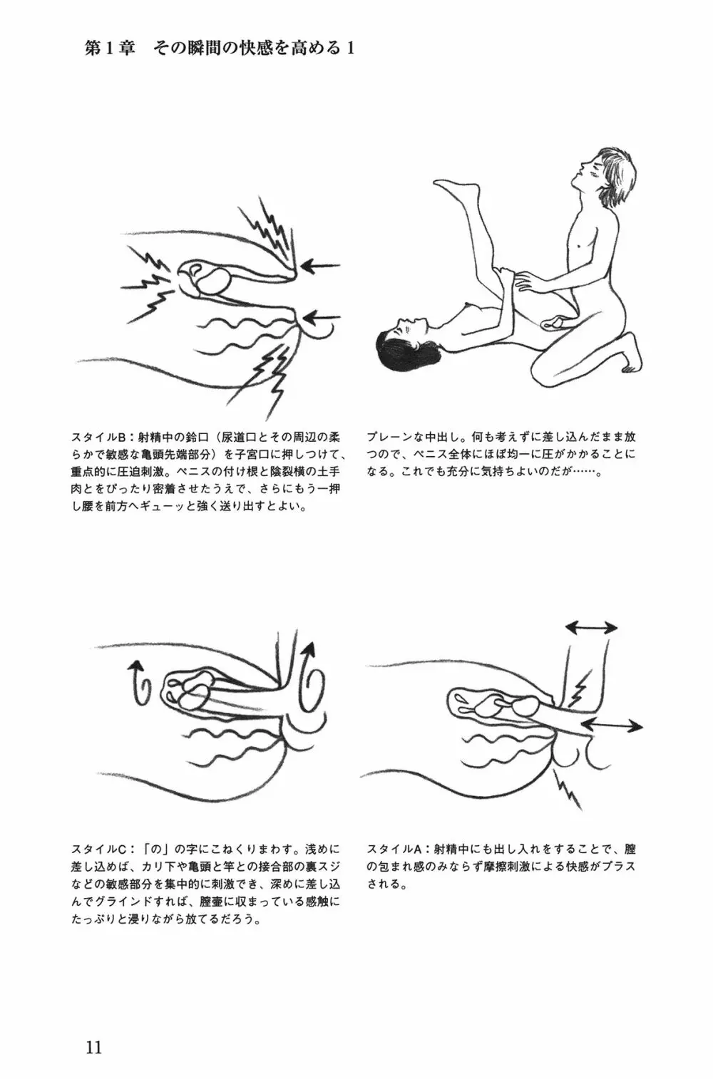 Hが10倍気持ちよくなる 膣内射精・中出し教本 11ページ