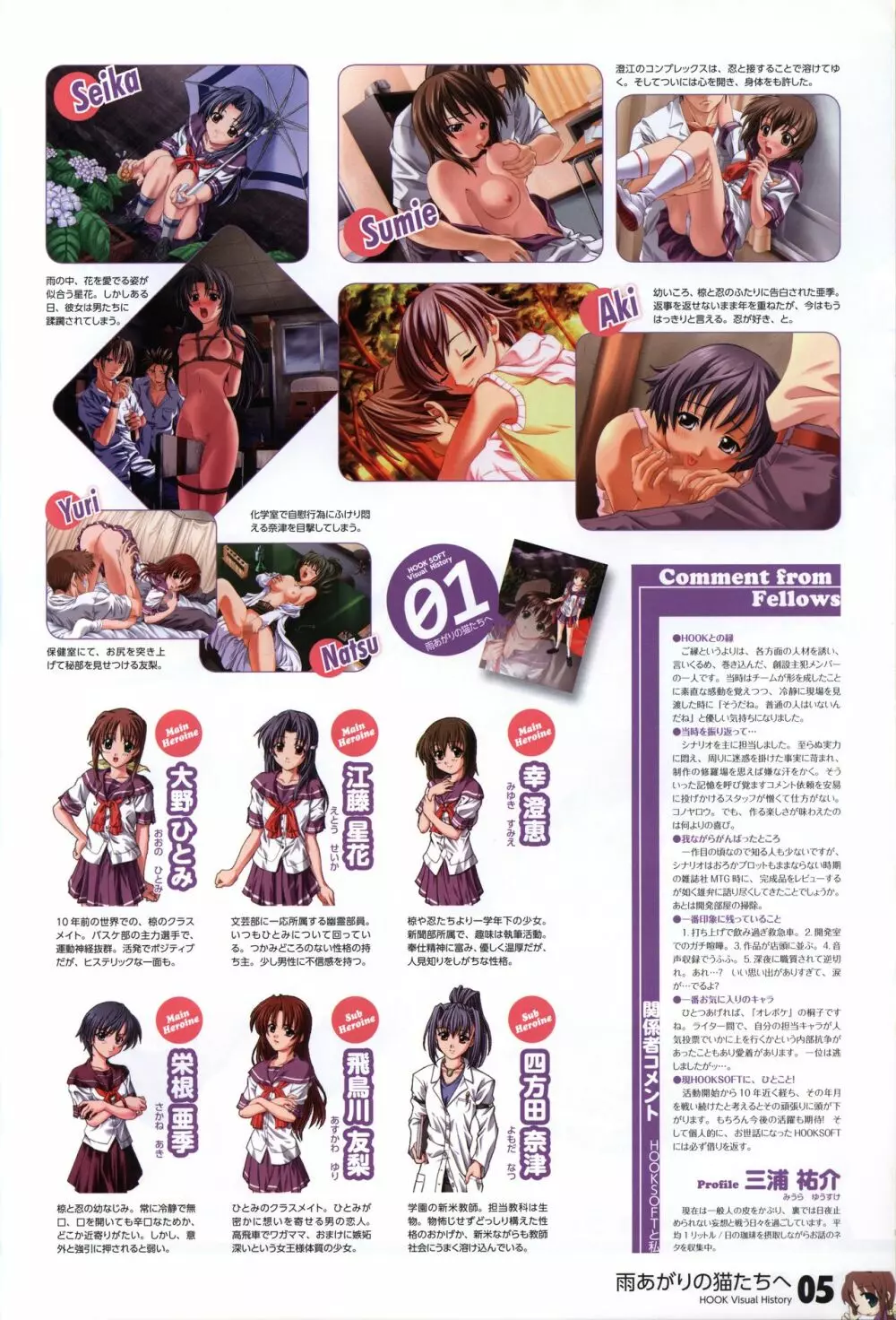 HOOKSOFT 10th ANNIVERSARY FANBOOK -さくらビットマップに巡り会うまで- 7ページ