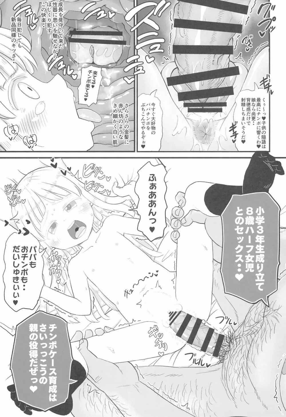 (C97) [ぼちぼちいこか (たっく)] 愛娘のアリスちゃん(8yo)が立派なチンポケースに育ちました 17ページ