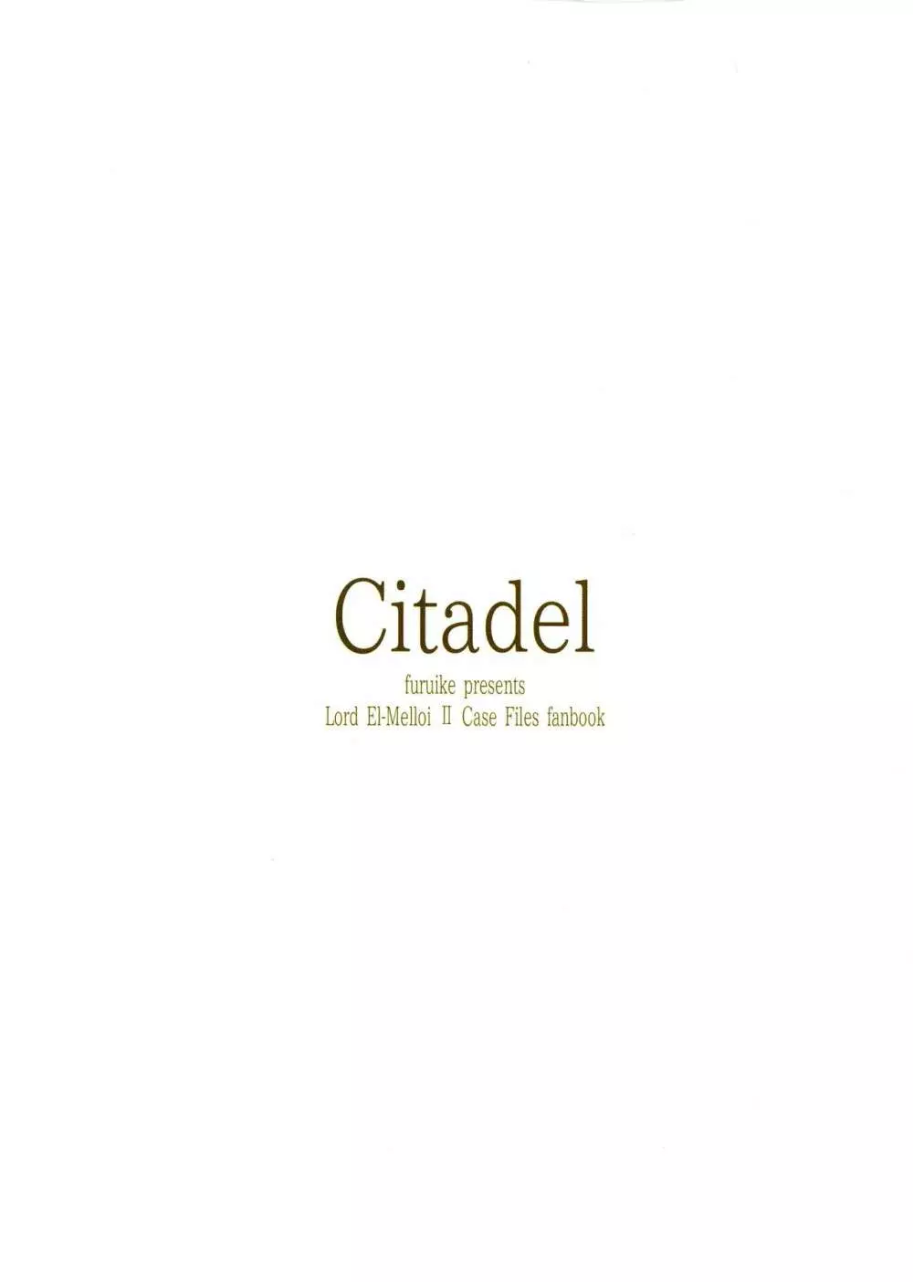 Citadel 2ページ