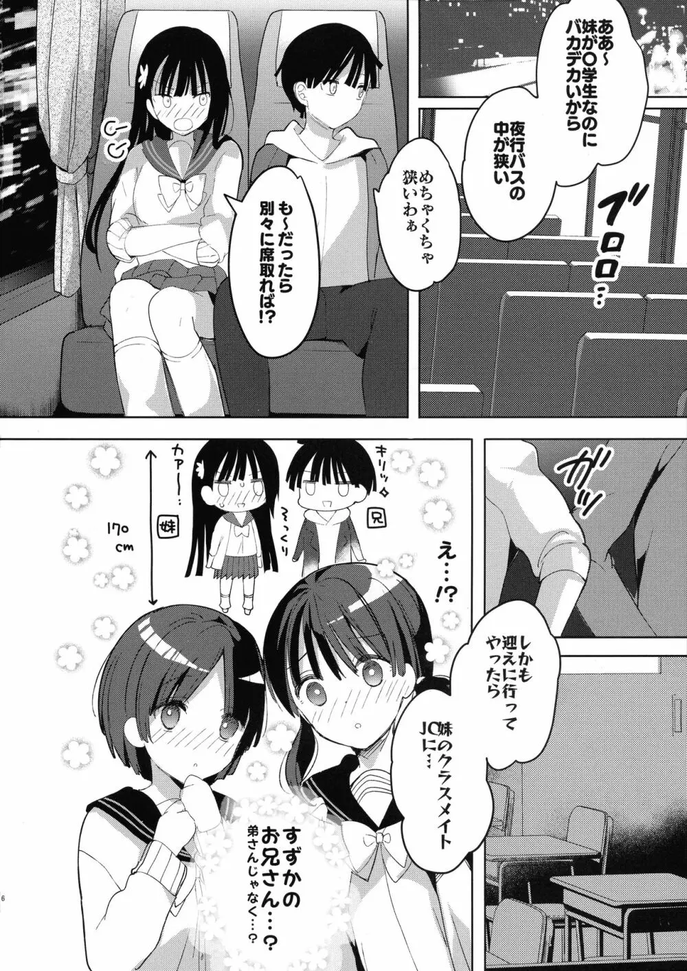 (C97) [ひつじまま (ひつじたかこ)] 陥没ちゃんも射(だ)したい。~妹の初乳~ 6ページ