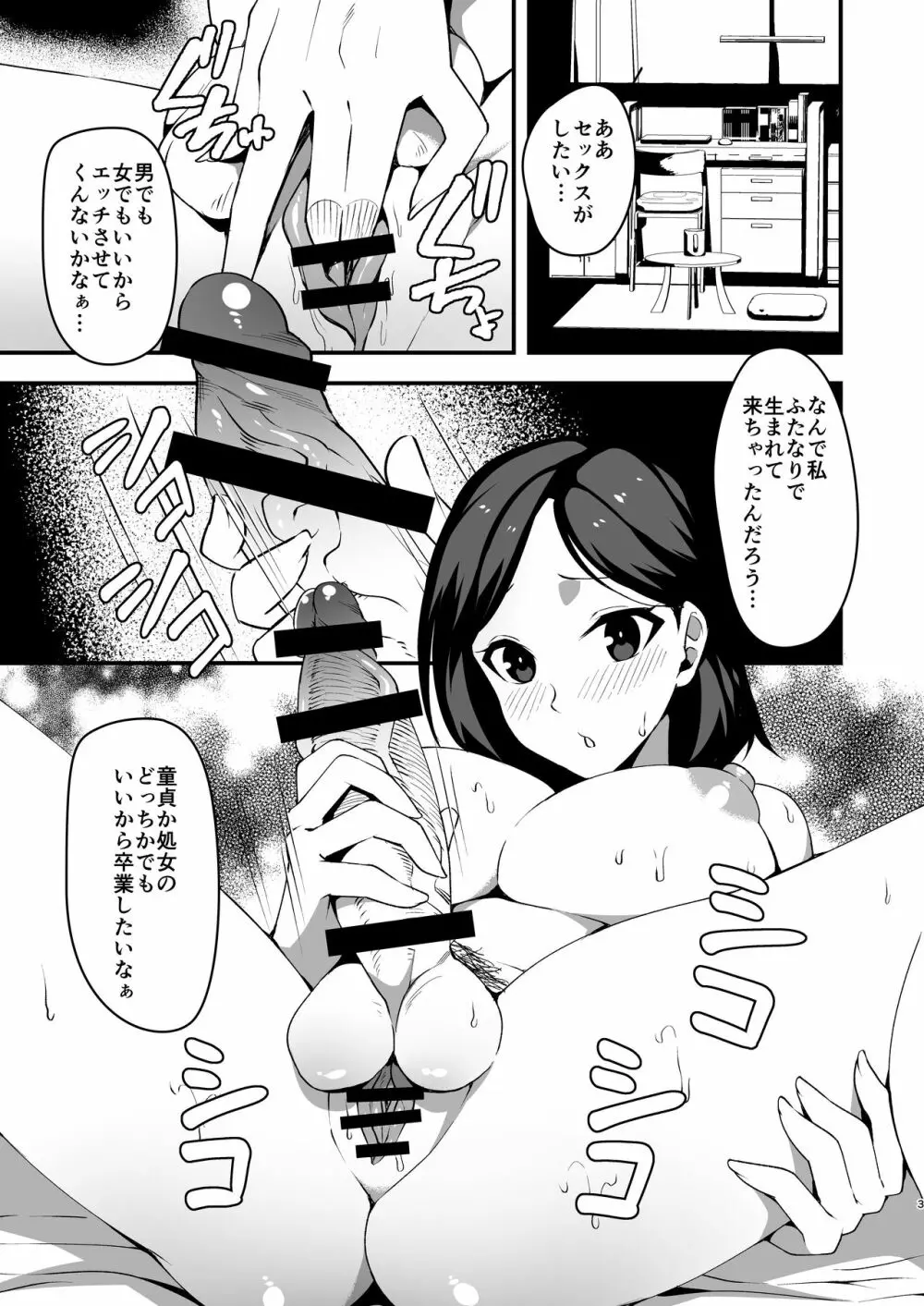 ふたなりお姉ちゃんと近親相姦 2ページ