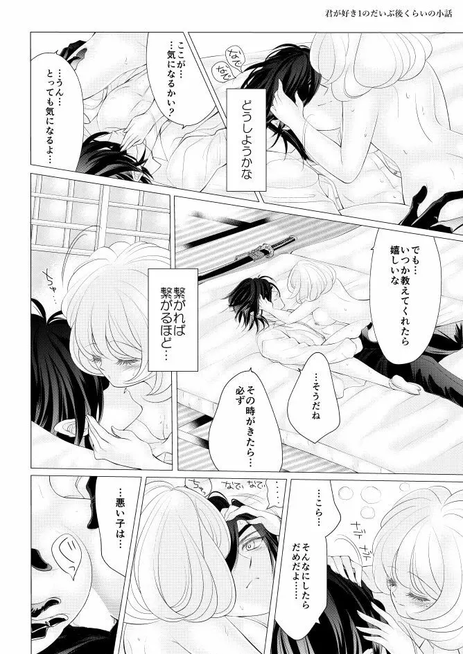 燭台切光忠×女審神者の漫画 君が好き3 12ページ