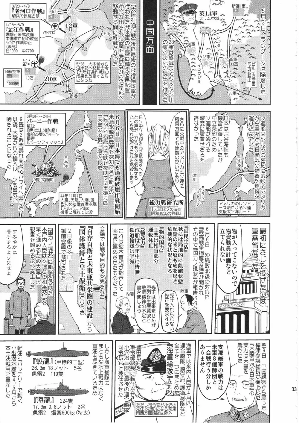 テートクの決断 艦娘の一番長い日 32ページ