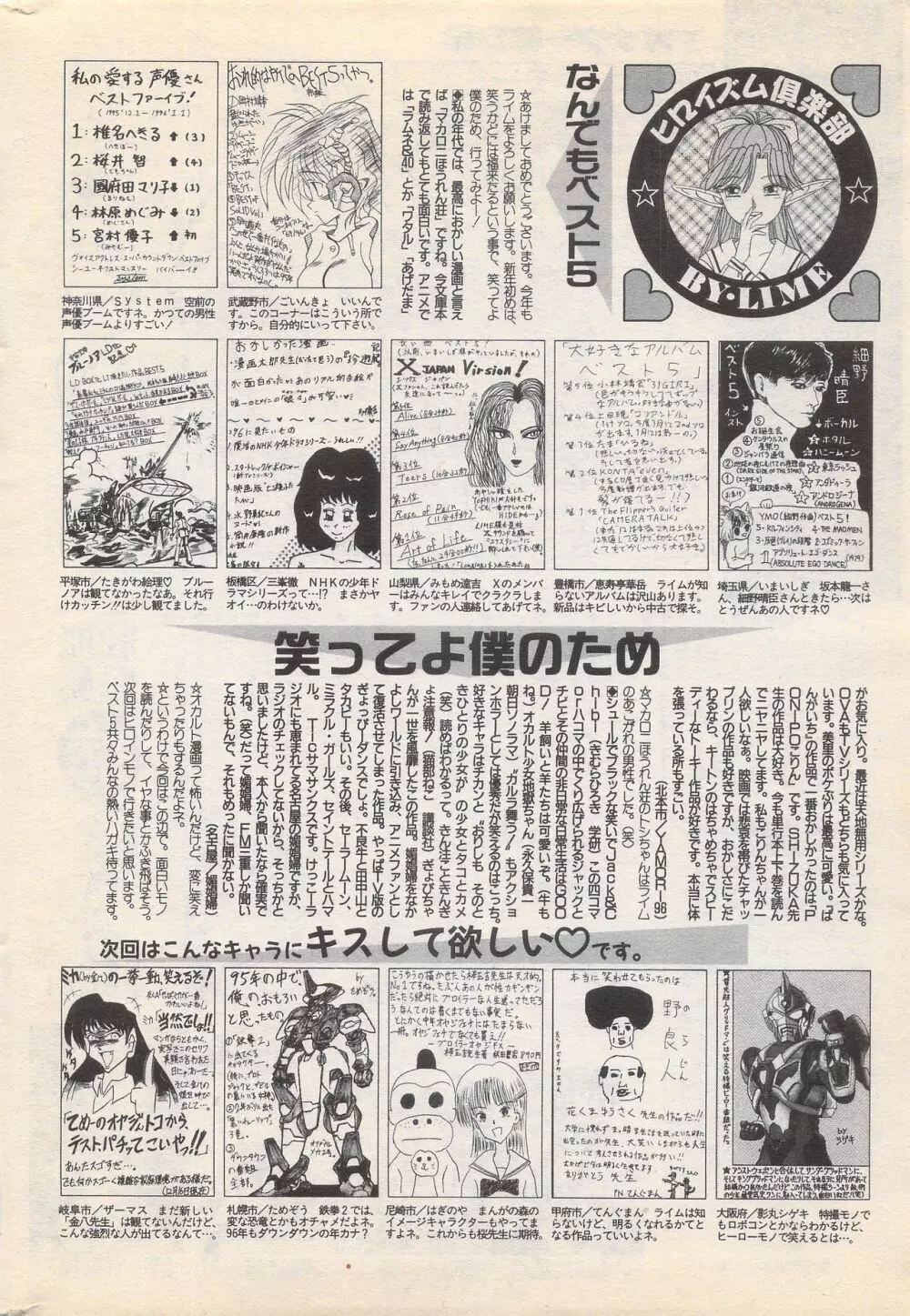 漫画ばんがいち 1996年2月号 246ページ