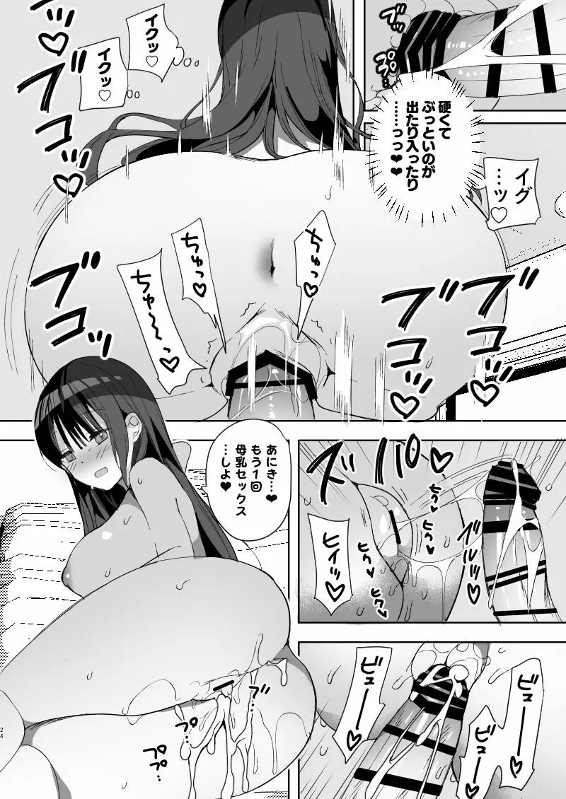 [ひつじまま (ひつじたかこ)] 陥没ちゃんも射(だ)したい。~妹の初乳~ [DL版] 22ページ