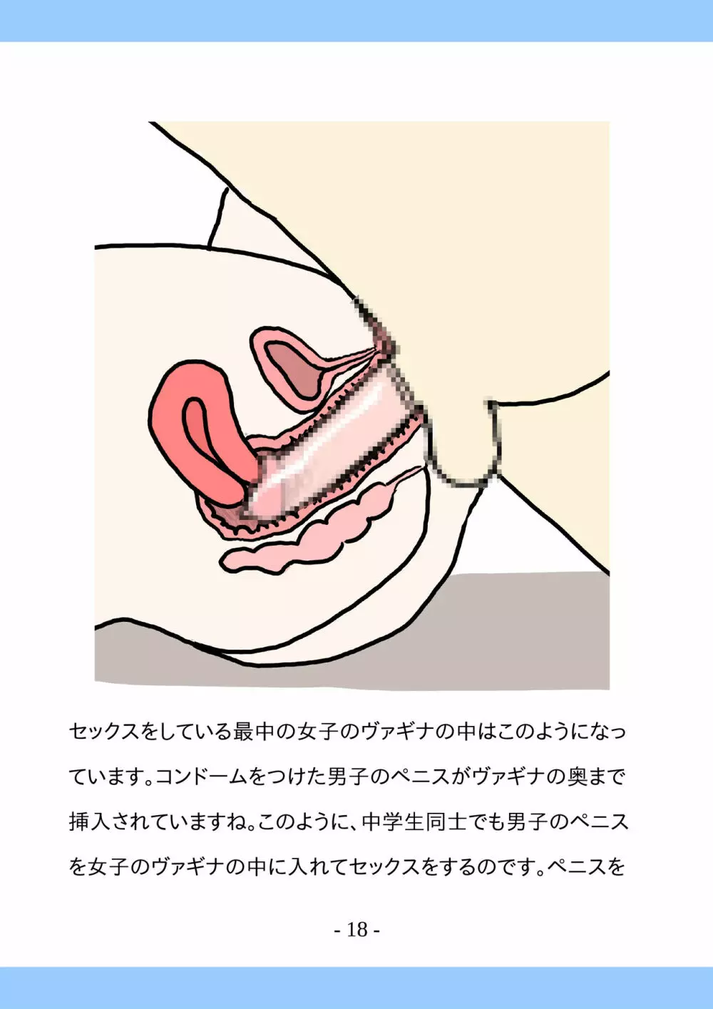 思春期のためのセックスの本 18ページ