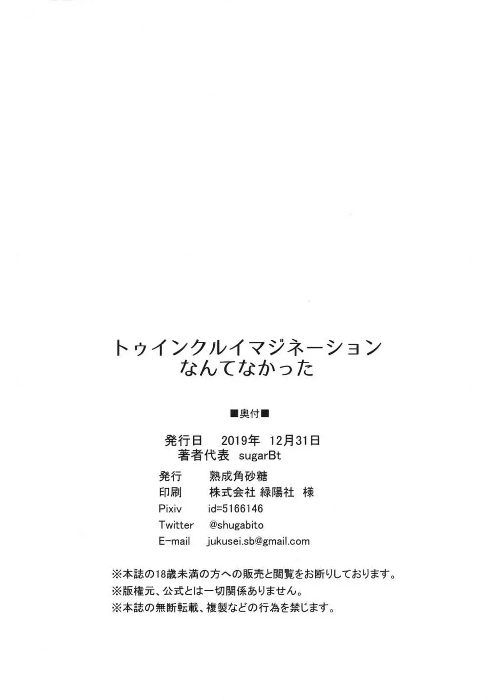 トゥインクルイマジネーションなんてなかった 23ページ