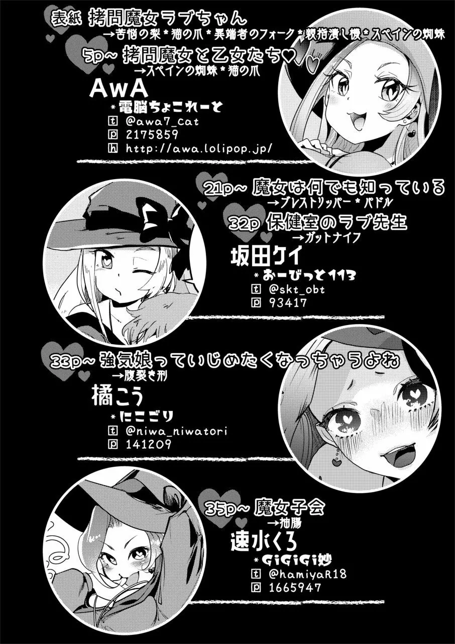 拷問合同【拷問魔女と乙女たち】 4ページ