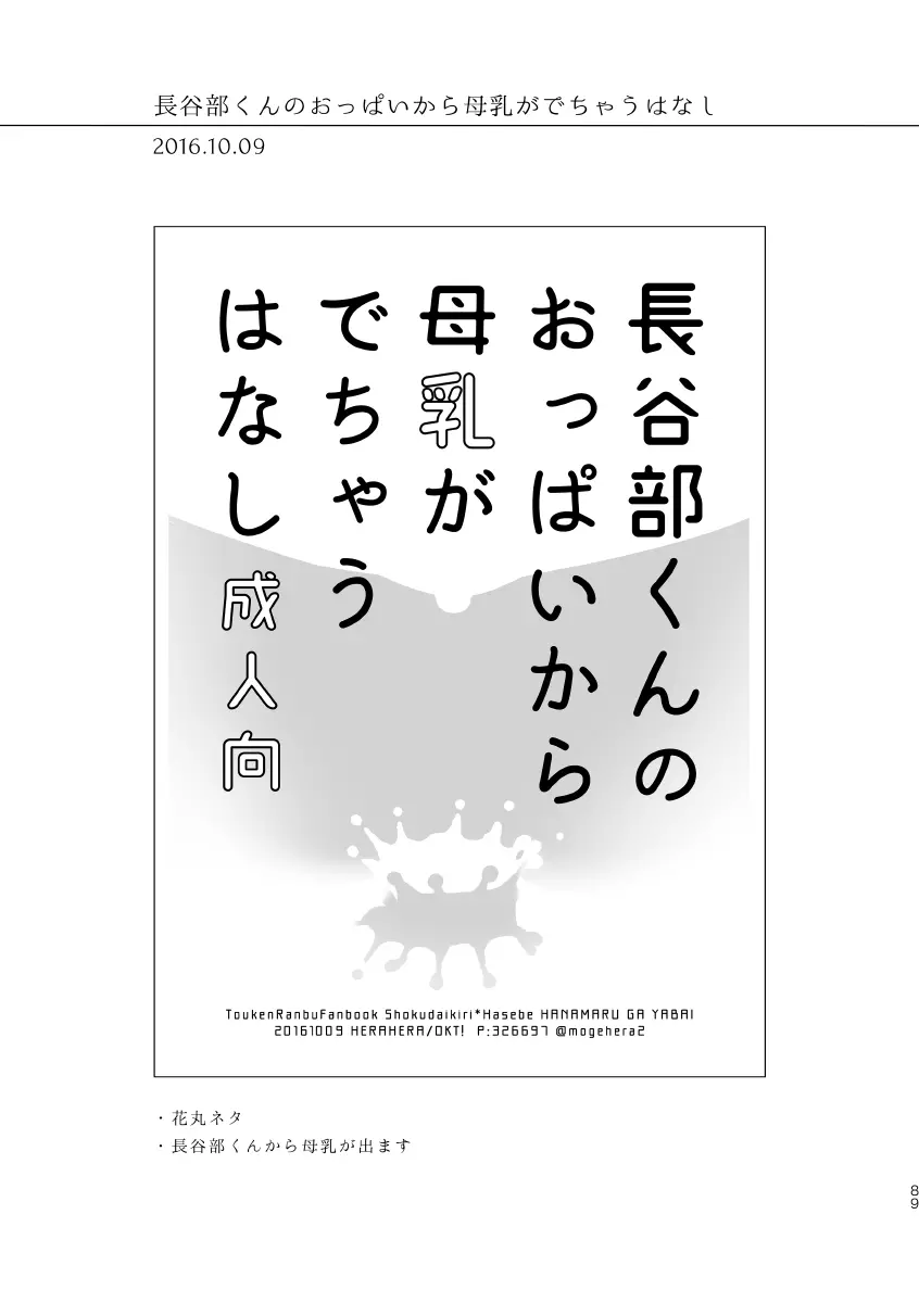 艶本蒐集 -OKT!燭へし再録集- 84ページ