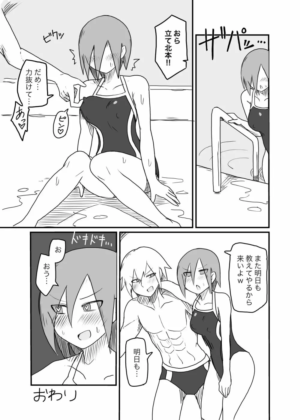 乳首開発されてしまう水泳部女の子 8ページ