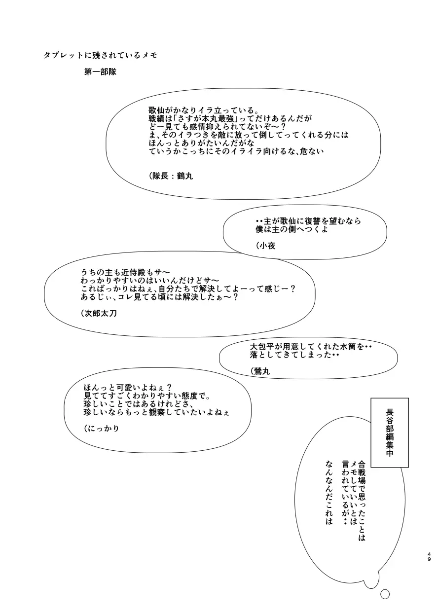 躊躇いとウソの花びら 48ページ