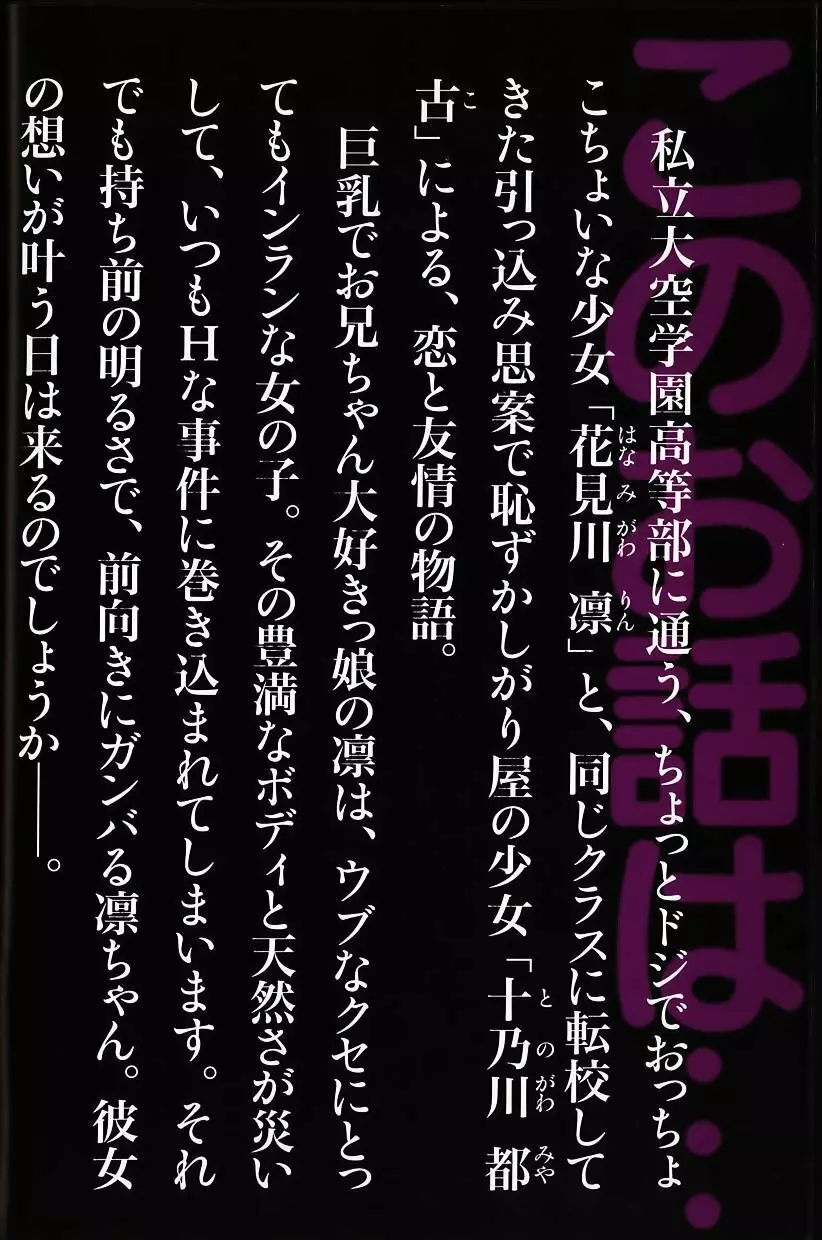 凛と都古の胸キュンDIARY 特別付録付録小冊子 凜ちゃんのトキメキ？BOOK 2ページ