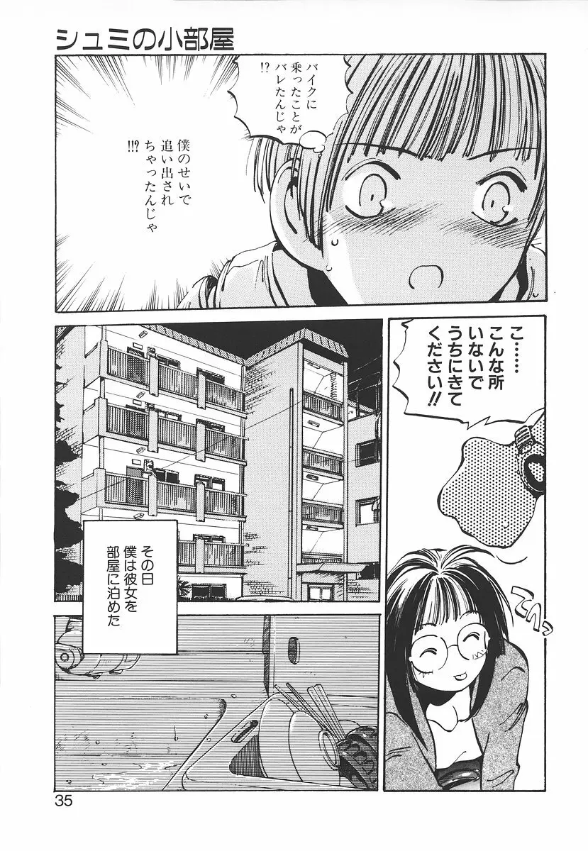 シュミの小部屋 35ページ