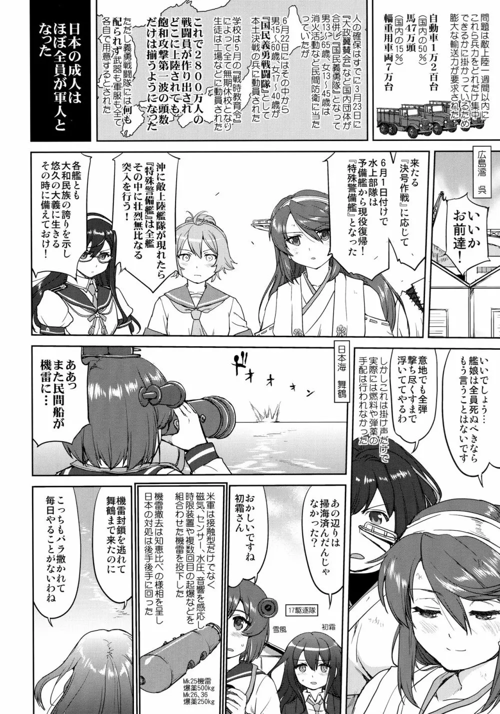 テートクの決断 艦娘の一番長い日 33ページ