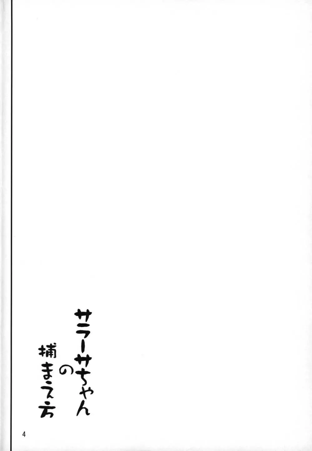 サラーサちゃんの捕まえ方 3ページ