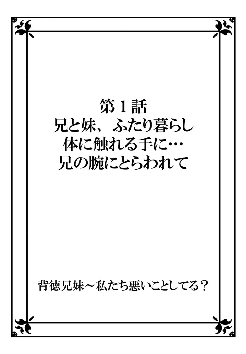 背徳兄妹～私たち悪いことしてる? 第1-3卷 2ページ