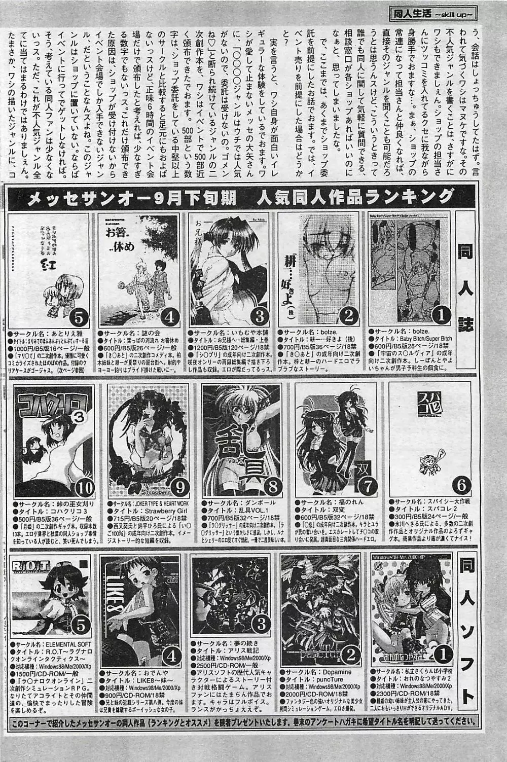 COMIC ペンギンクラプ山賊版 2003年11月号 132ページ