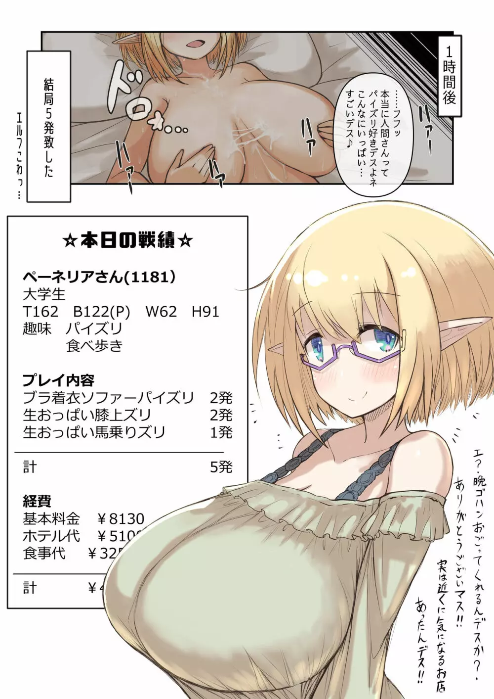 パイズリ専門雑誌『絶対乳挟射』Vol.2 58ページ