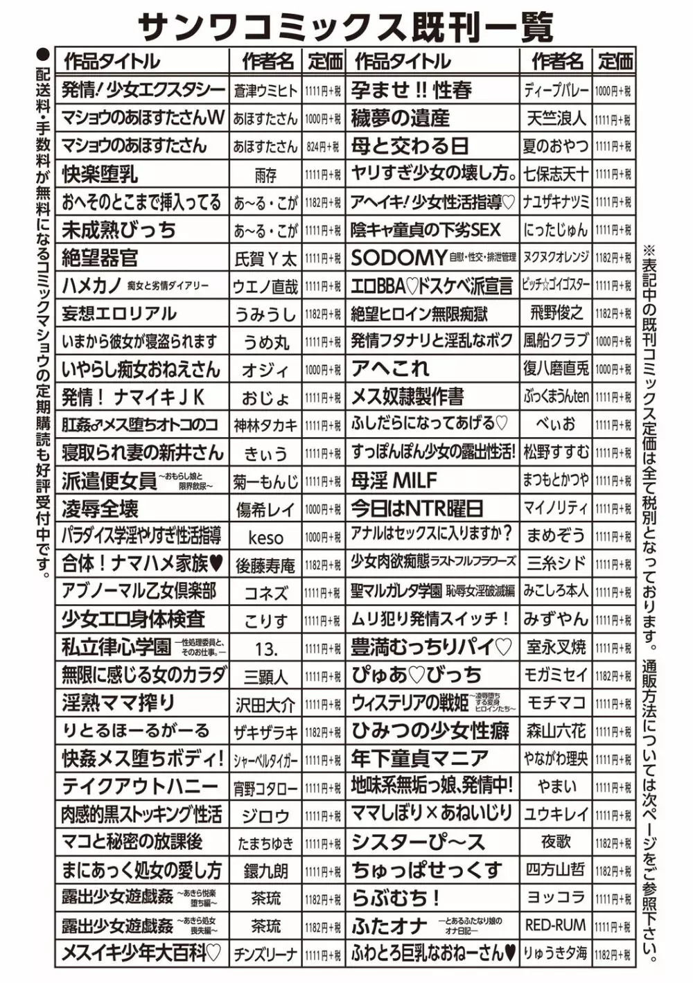 コミック・マショウ 2020年6月号 252ページ