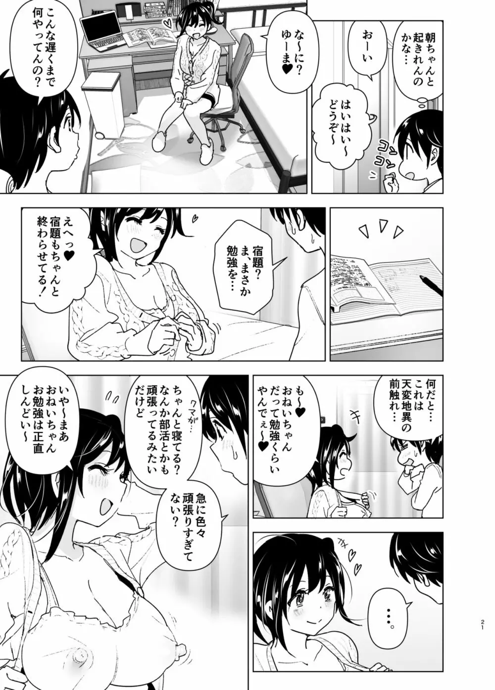 おねいちゃんと愚痴を聞いてあげる弟の話 20ページ