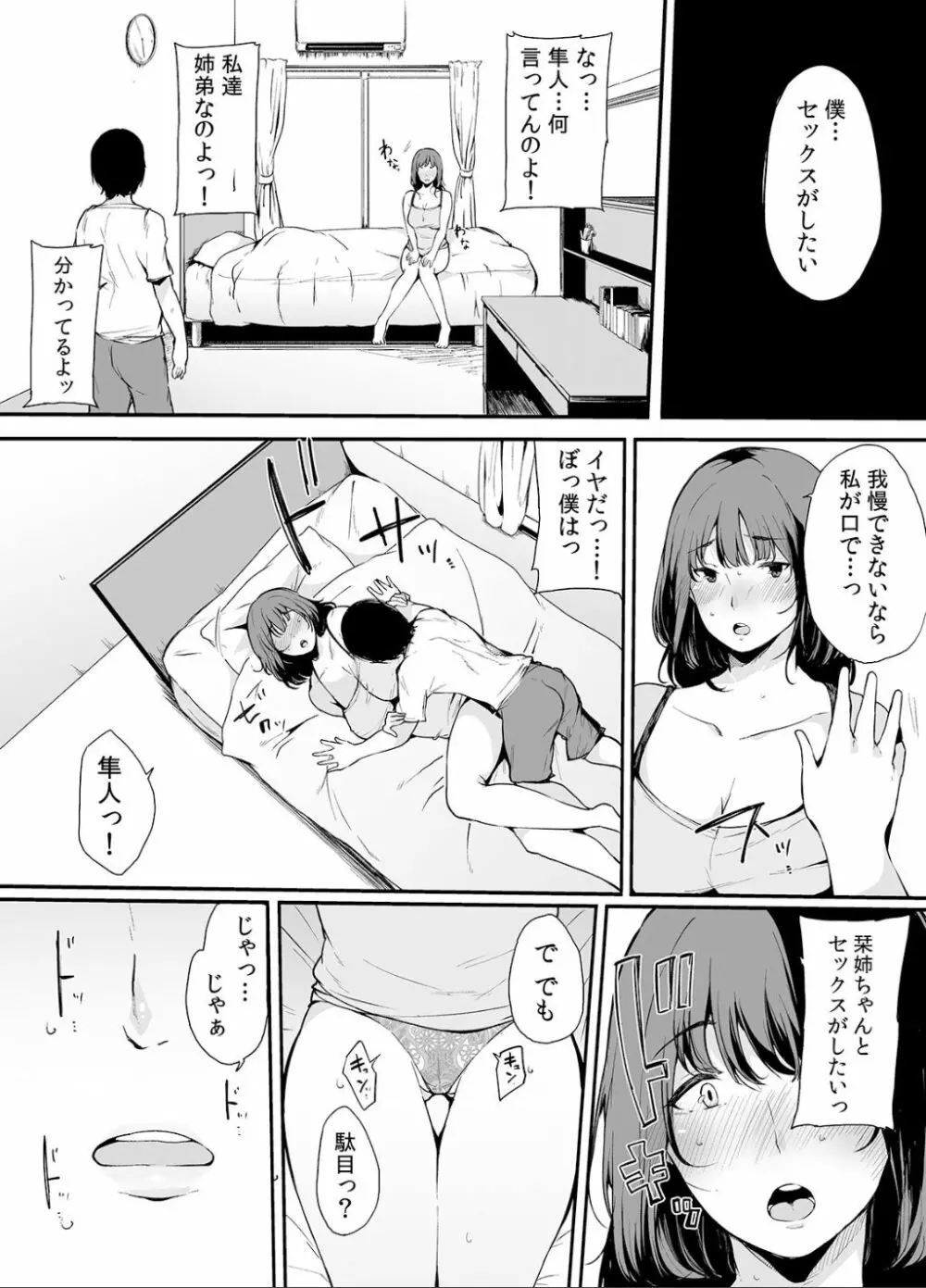 弟にエロ漫画と同じ事をされちゃうお姉ちゃんの話 1 57ページ