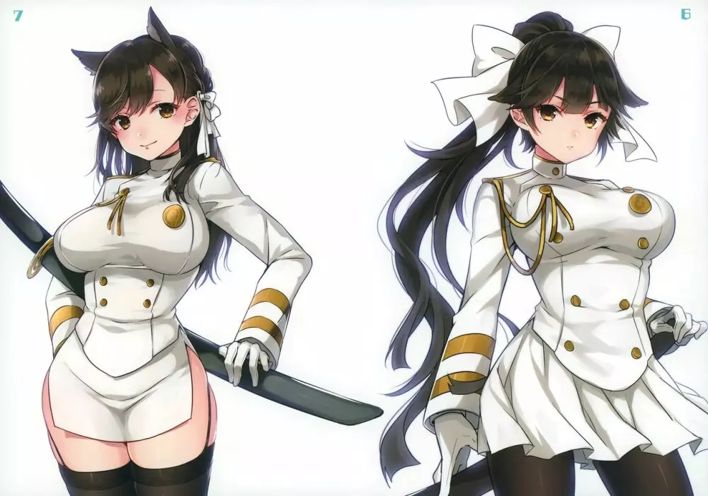 艦娘とエッチなことをしているイラスト本 7ページ