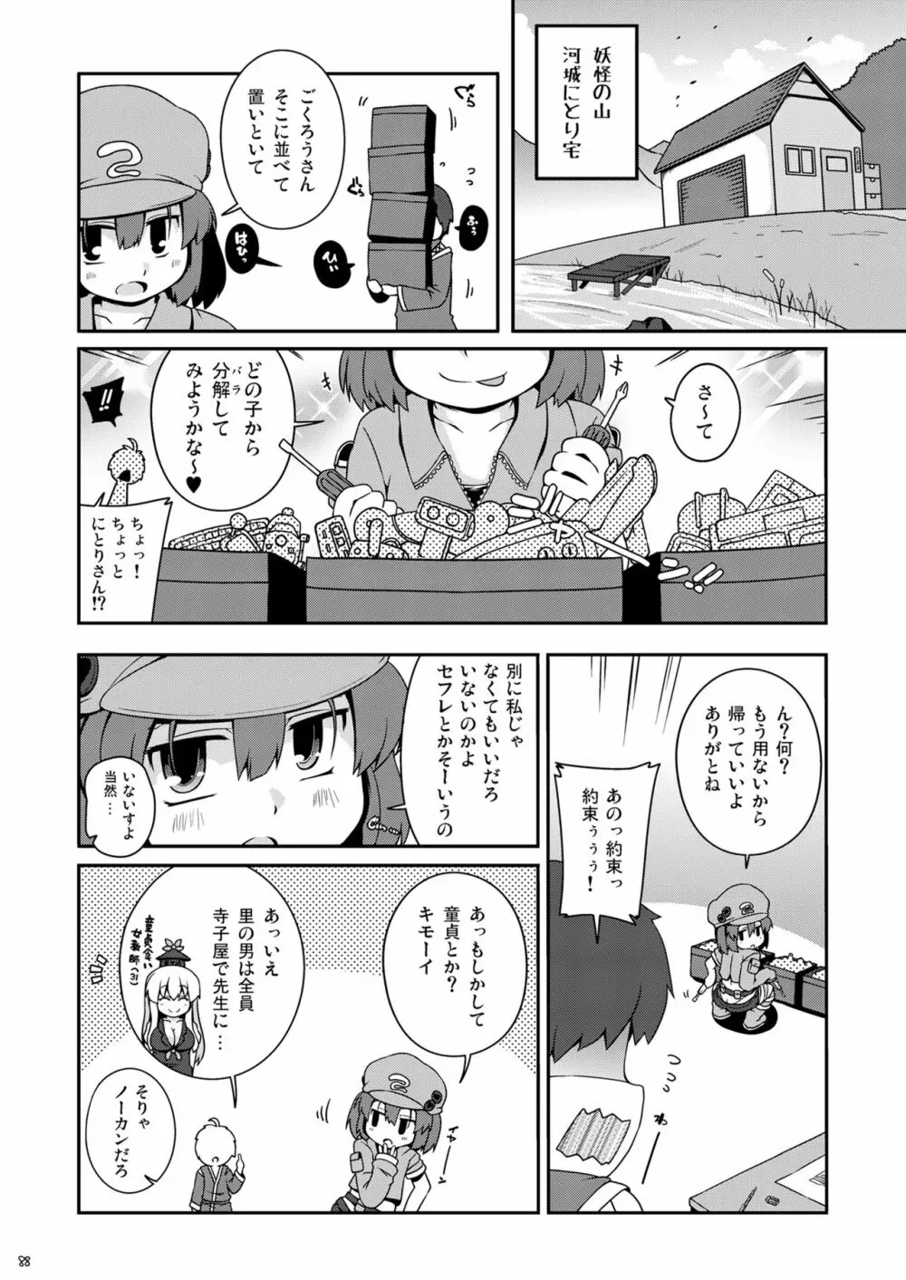 けつだらけ東方総集編しりーず3 88ページ