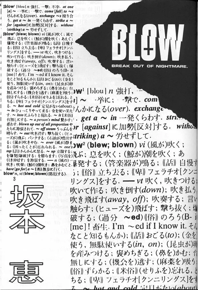 BLOW 2ページ