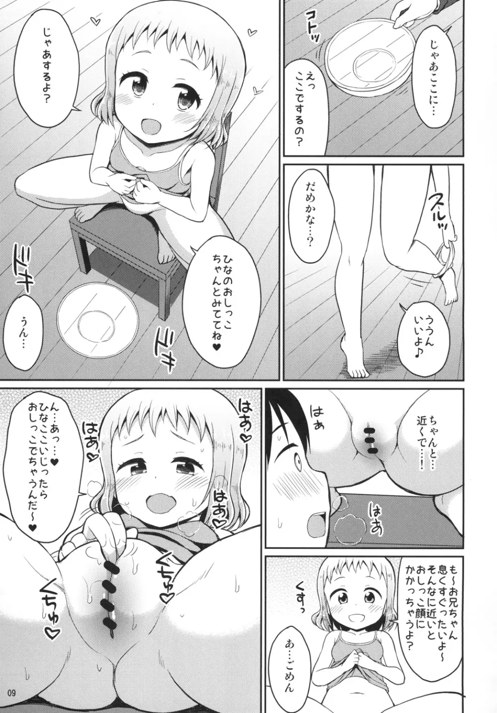 ひなお兄ちゃんのためだったらなんでもしちゃうよ 9ページ