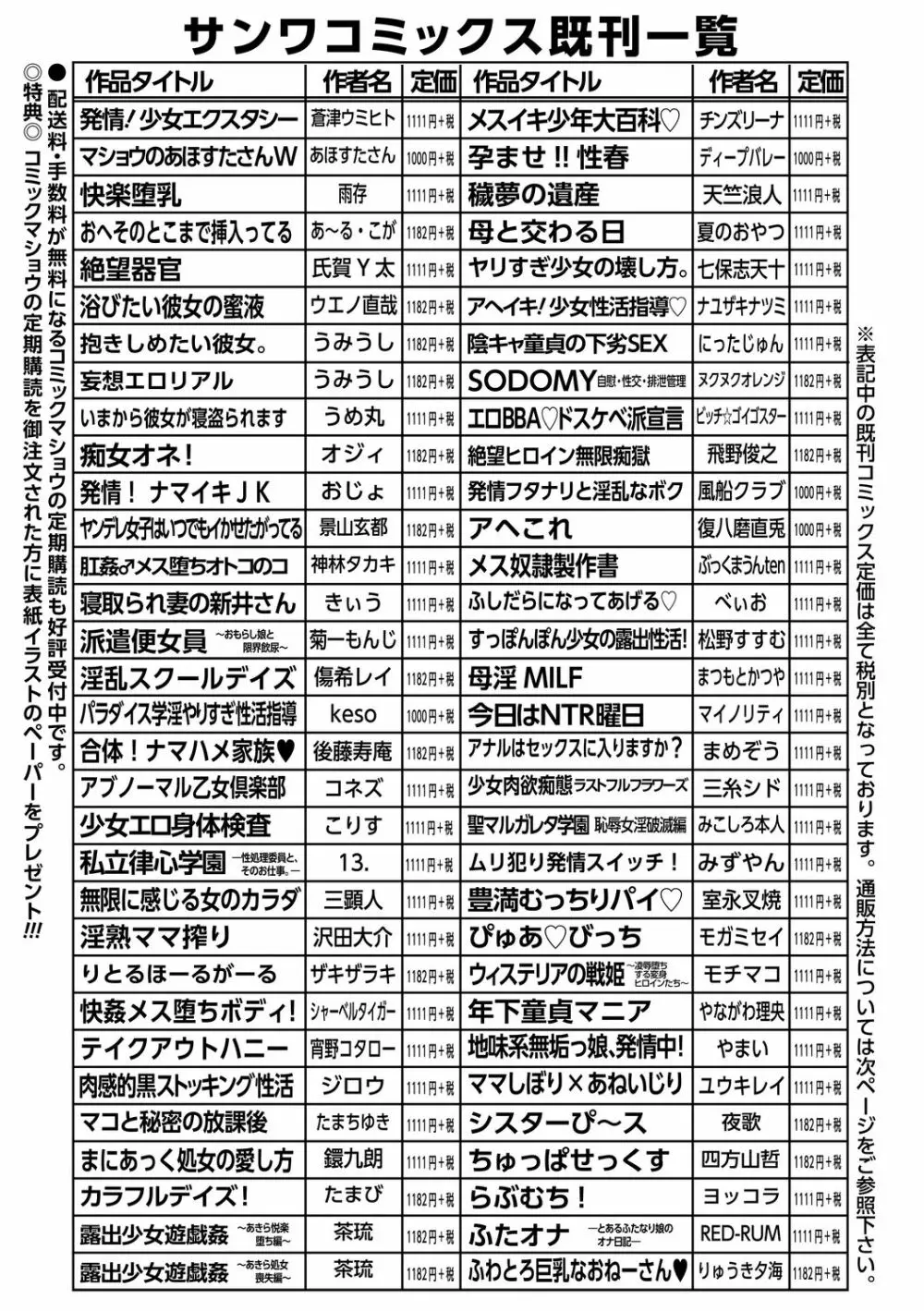 コミック・マショウ 2020年11月号 245ページ