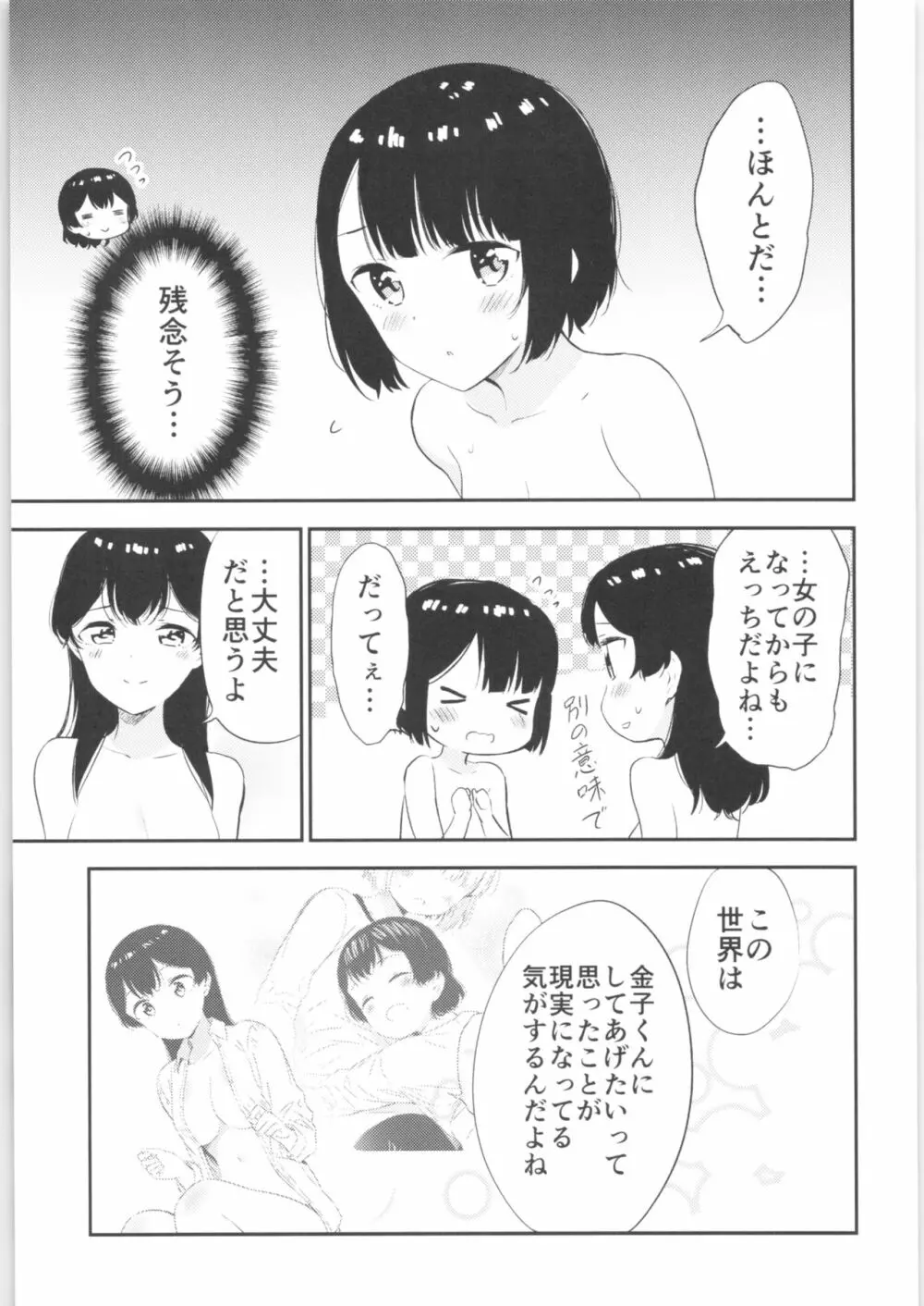 もしも女顔の男の子が女の子の体になったら 42ページ