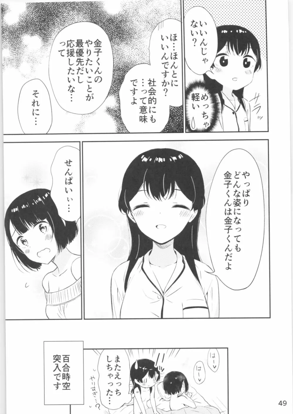 もしも女顔の男の子が女の子の体になったら 48ページ