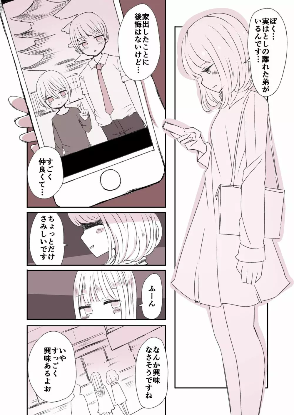 女装男子のおとうと 2ページ