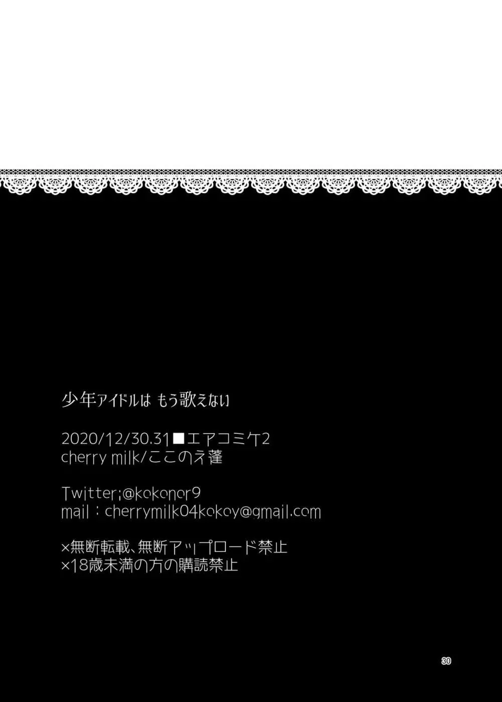 少年アイドルはもう歌えない 29ページ