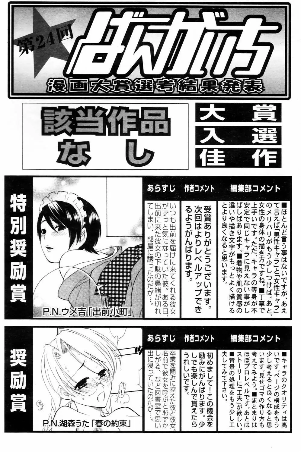 漫画ばんがいち 2006年4月号 204ページ