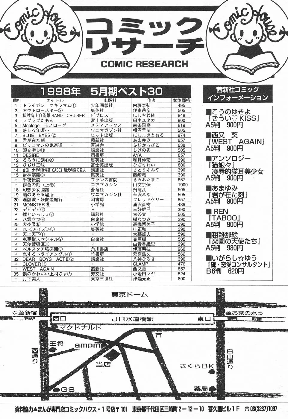 COMIC 天魔 1998年8月号 170ページ