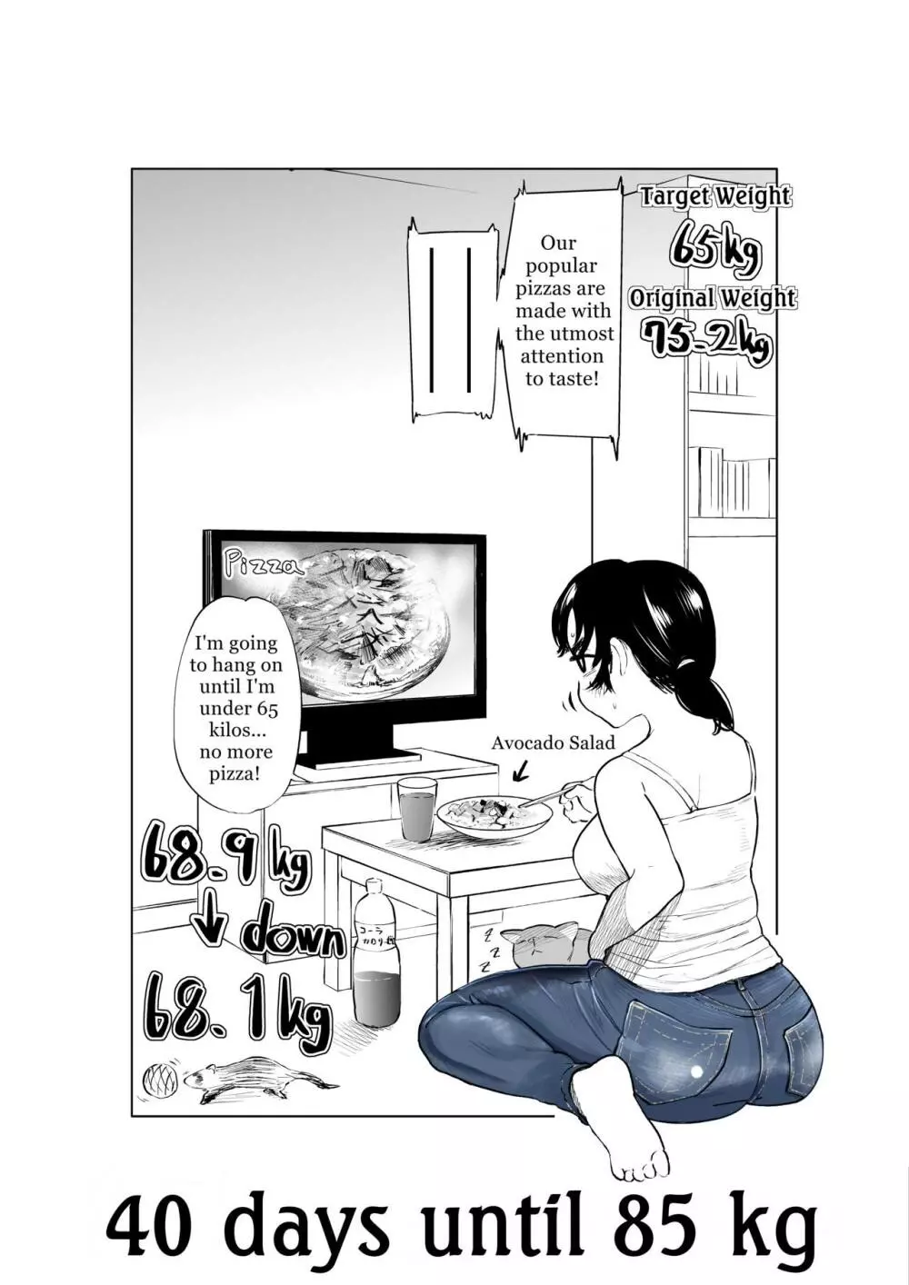 100日後に10キロ太る藍さん 12ページ