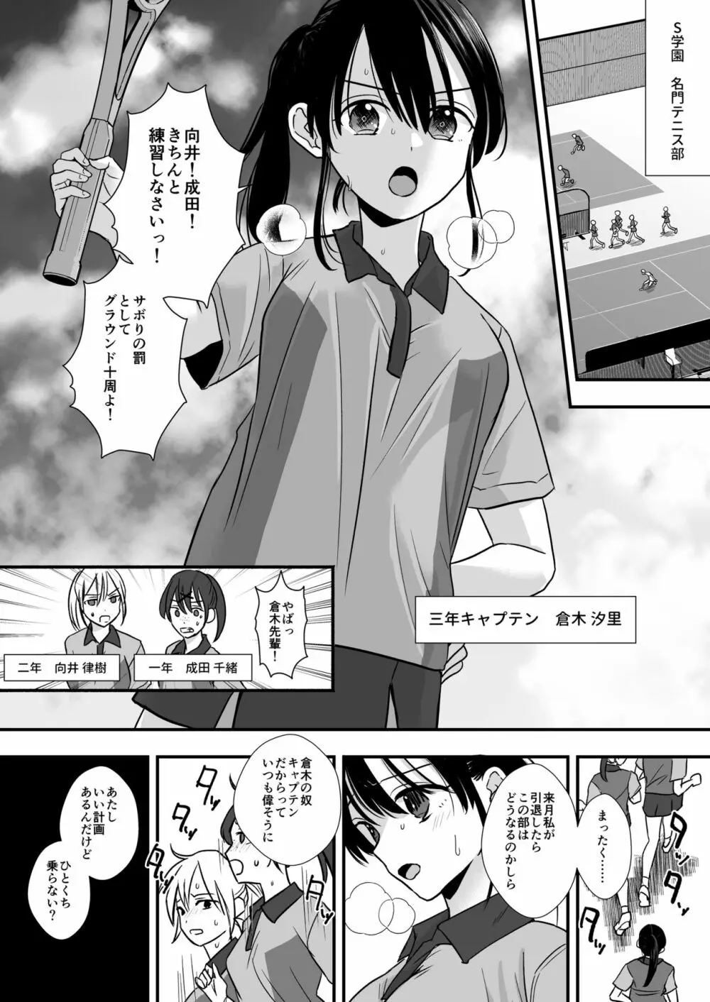 オリジナル】テニス部の先輩いじめ - 同人誌 - エロ漫画 momon:GA（モモンガッ!!）