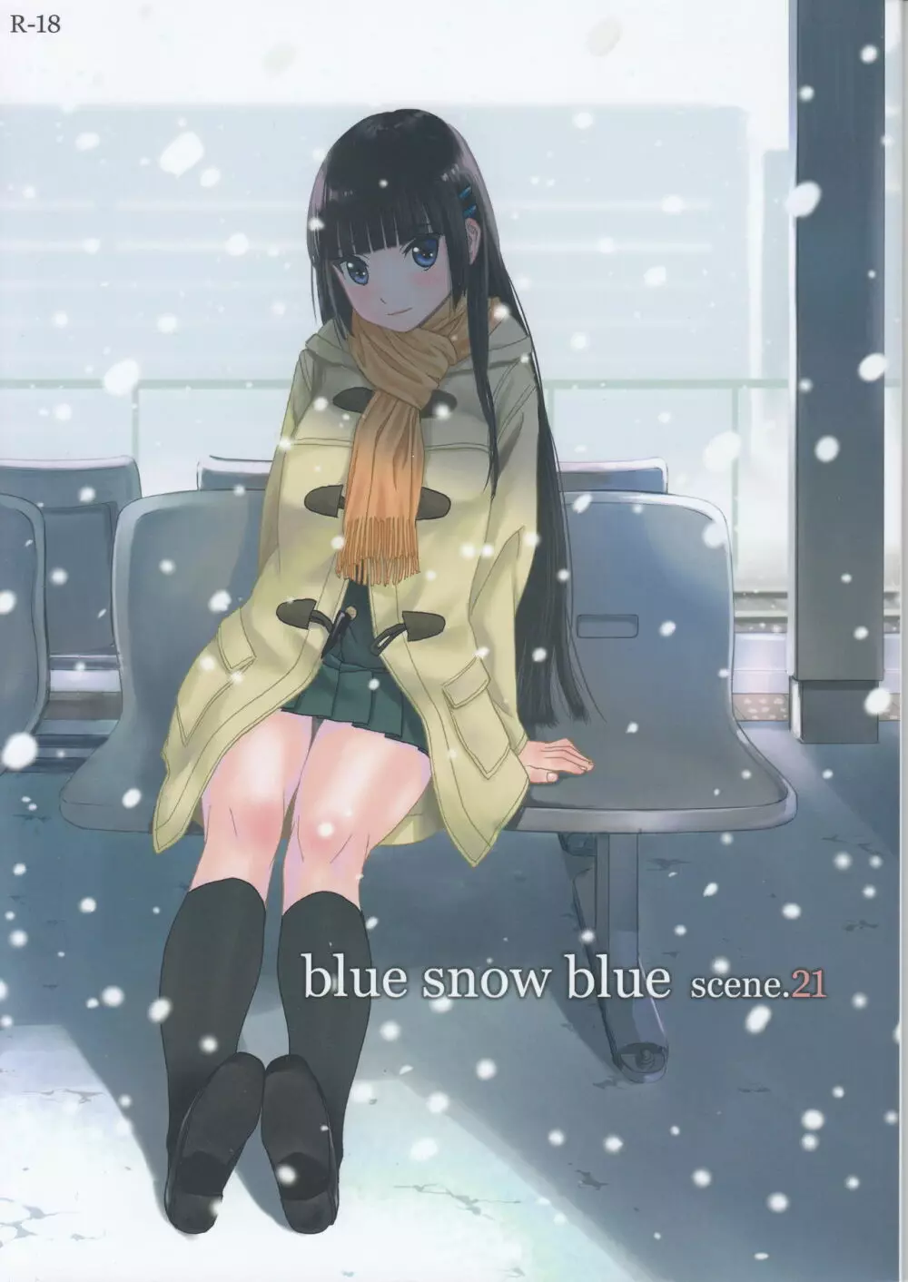 blue snow blue scene.21