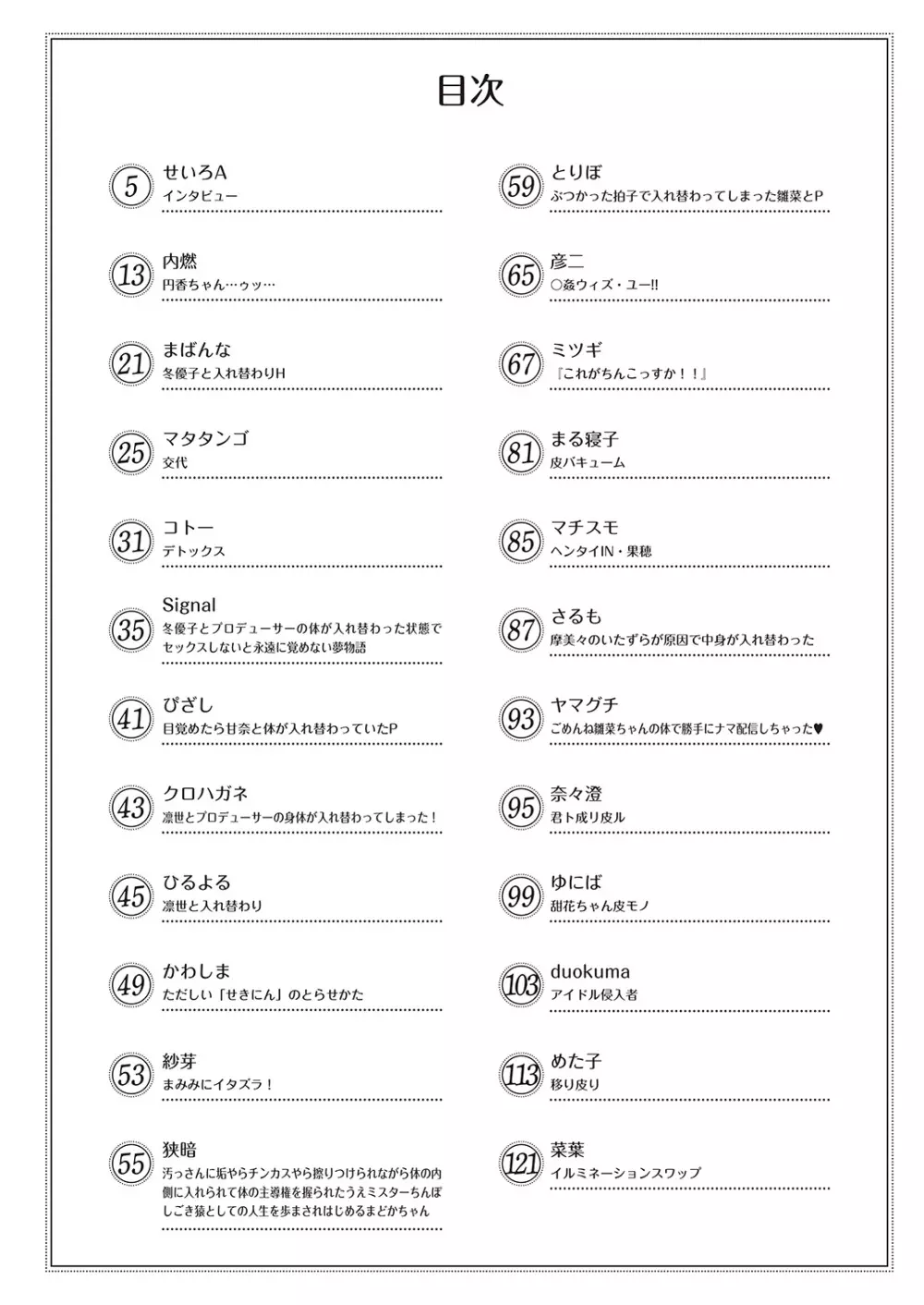 シャニマスTS合同 3ページ