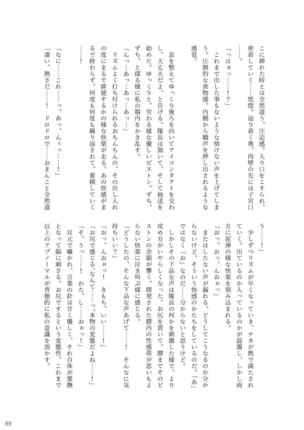 ア○スギア総合スカトロアンソロジー アクトレス排泄実態調査任務～スカポためるっすか!?～2 87ページ