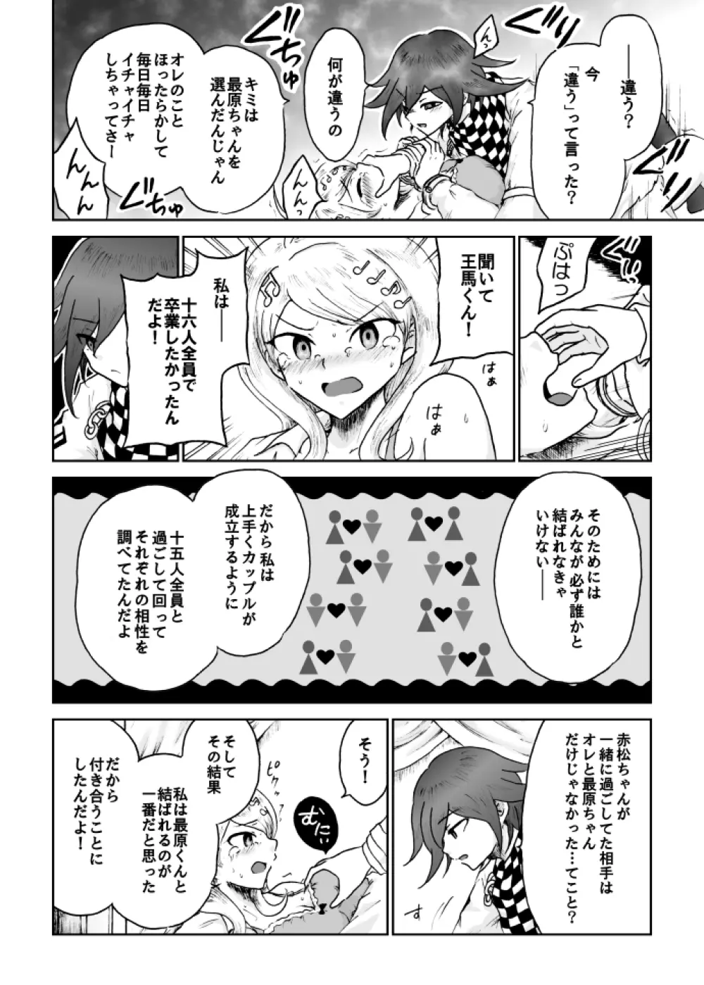 【web再録】最赤：王赤＝２：８の紅鮭軸ゲスエロ凌辱NTR漫画 12ページ