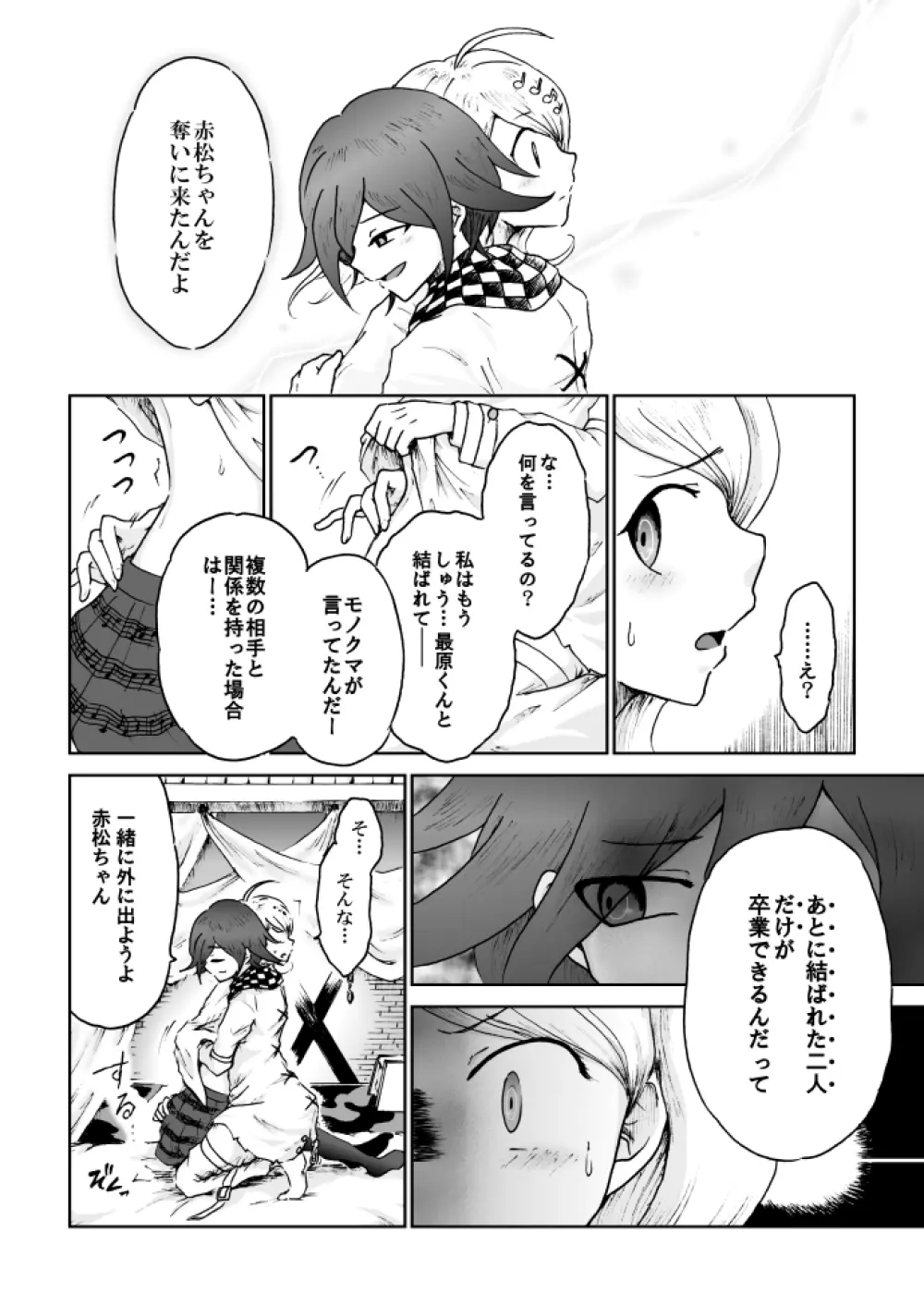 【web再録】最赤：王赤＝２：８の紅鮭軸ゲスエロ凌辱NTR漫画 8ページ