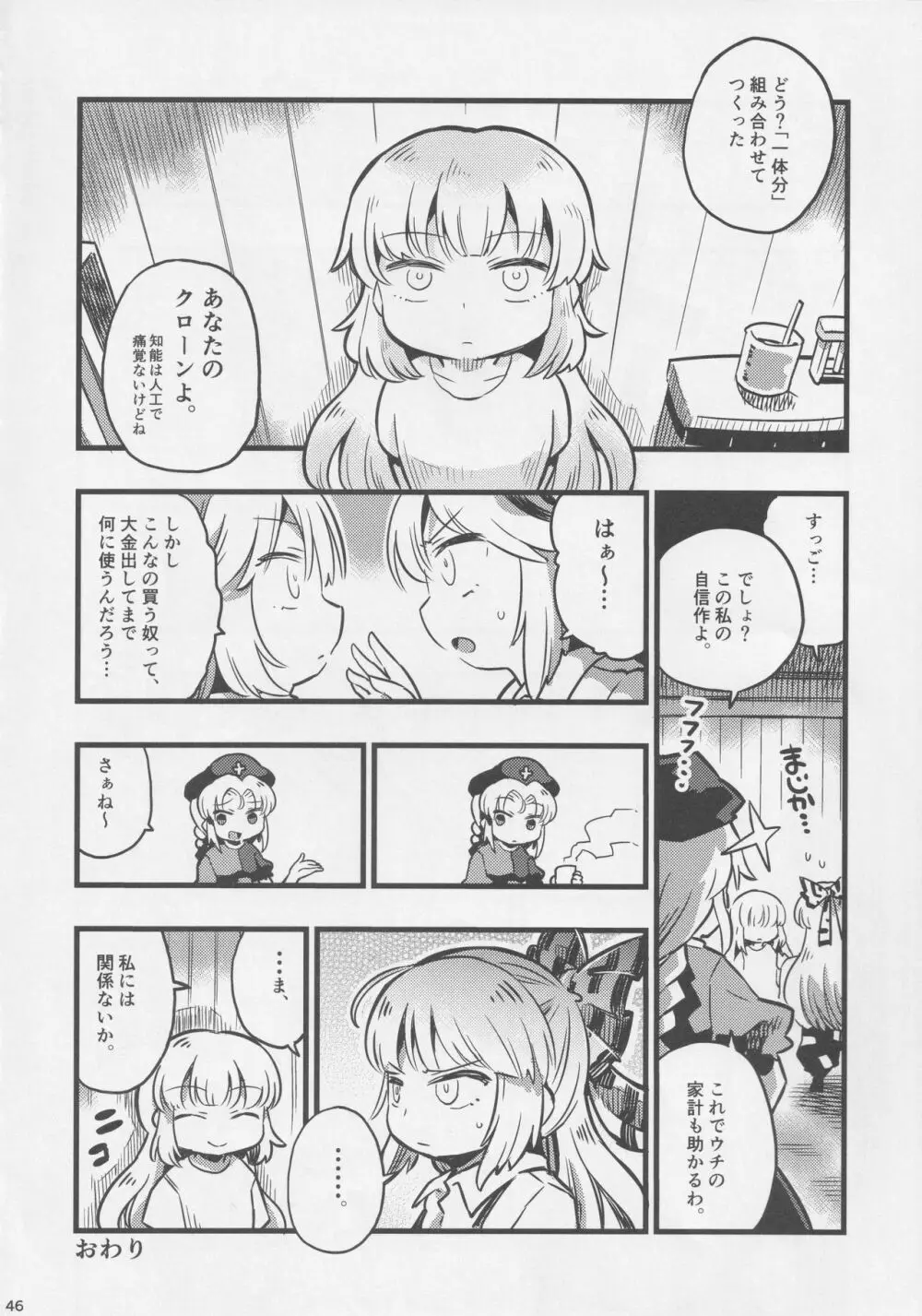 (例大祭14) [藤原家 (よろず)] 東方お買い物合同誌 side [adult] オカイモノガタリ (東方Project) 45ページ