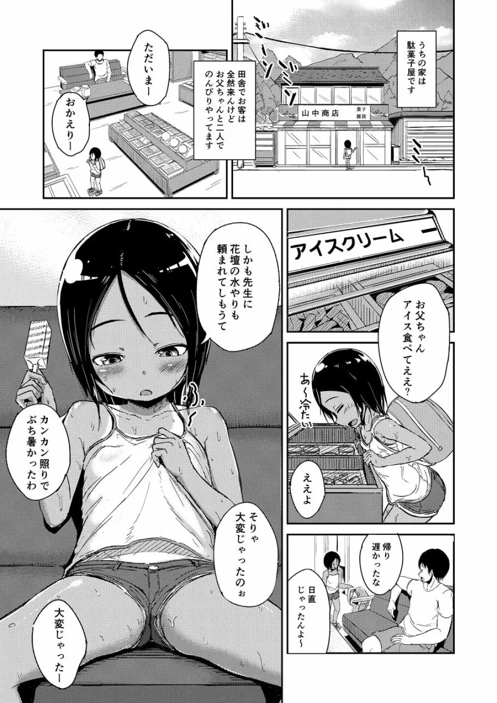 暇で田舎な駄菓子屋父娘の日常 2ページ