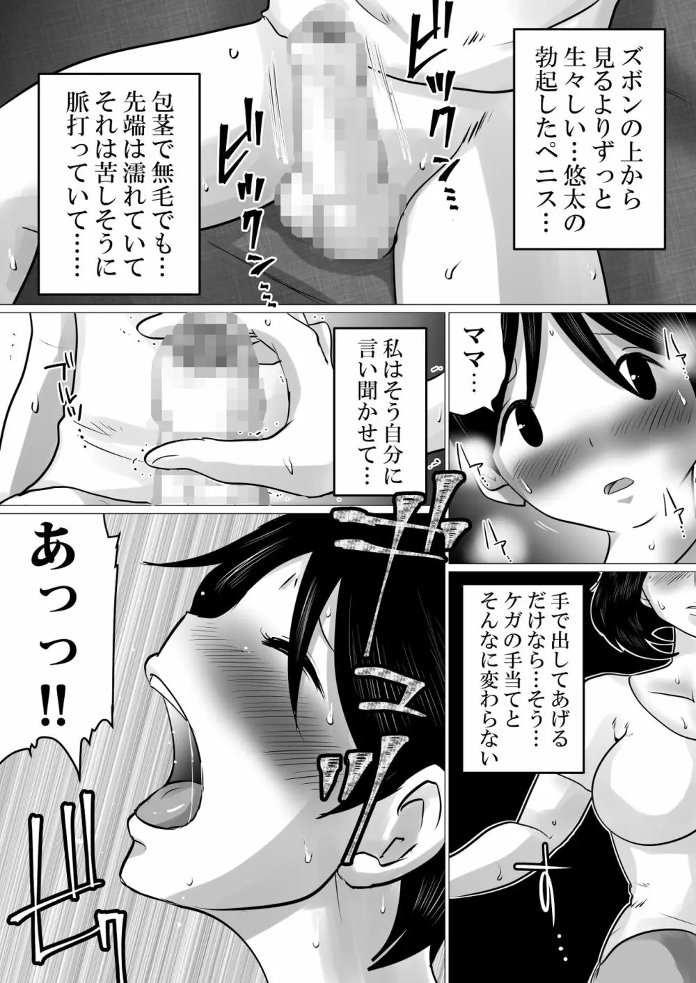 実の母子で背徳SEXをしまくった、とある夏の一日。 20ページ