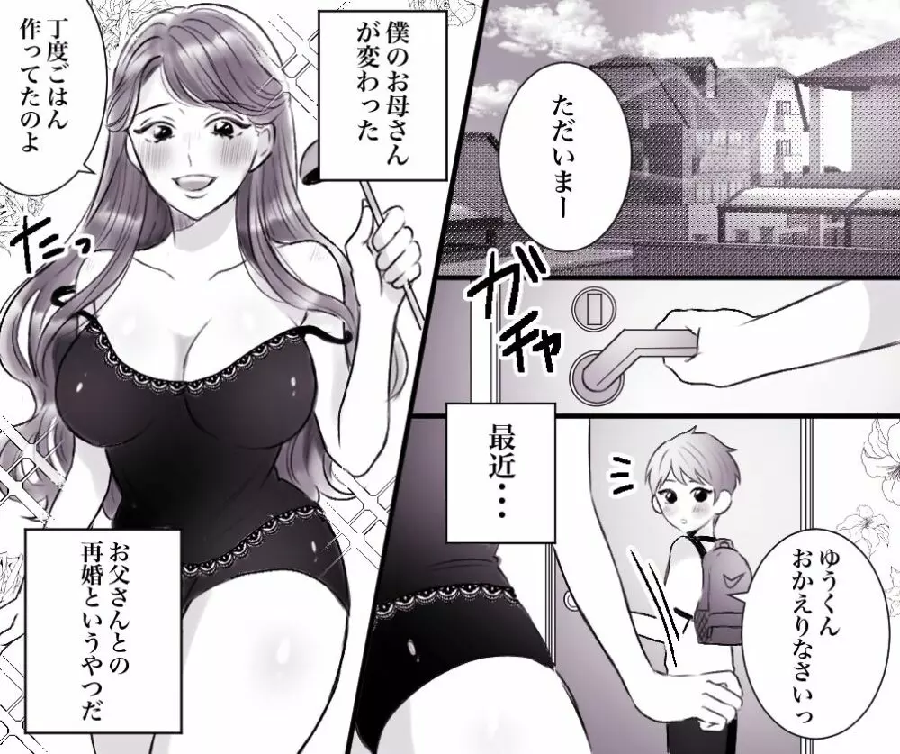 お母さんとボクのSEX事情 ～性教育も必要よね?～ 2ページ