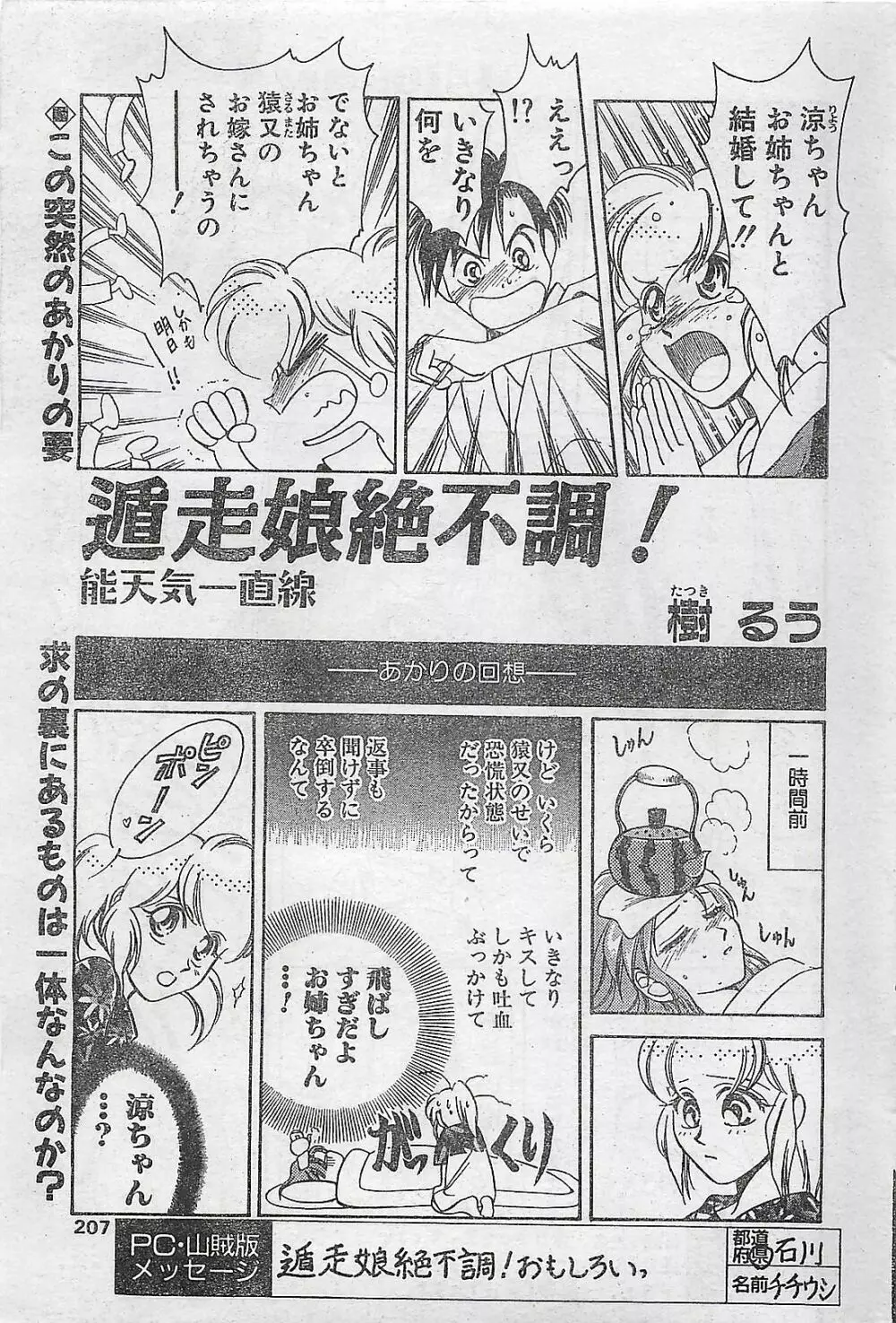 COMIC ペンギンクラプ山賊版 1998年1月号 207ページ