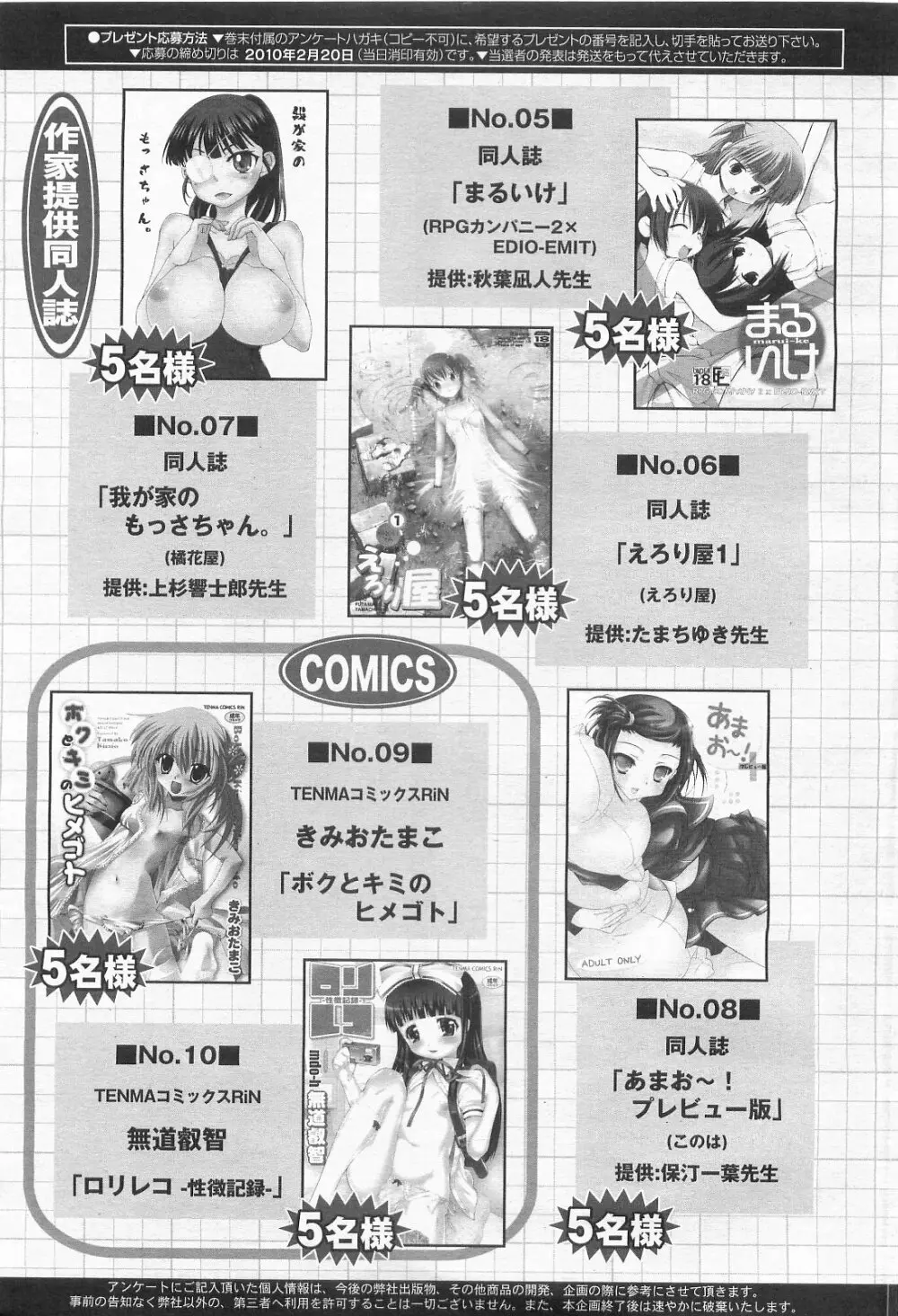 COMIC RiN 2010年2月号 395ページ